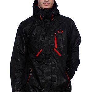 Oakley Men's Black and Red Jacket